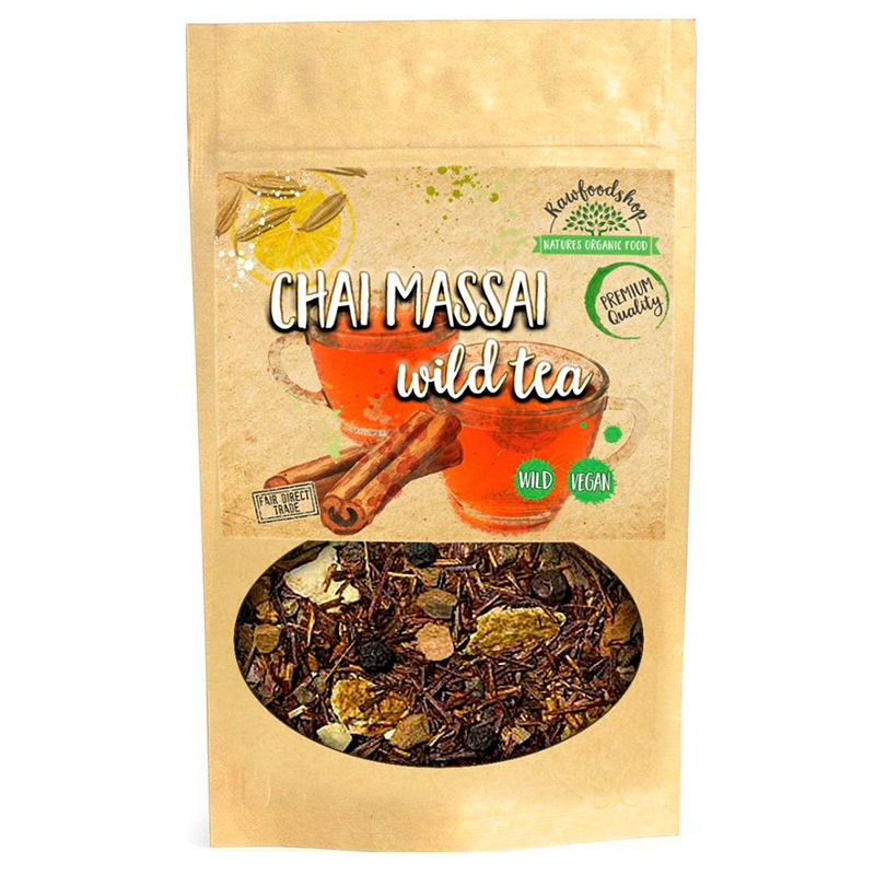 Chai Massai Vild Te 100g i gruppen OUTLET 30-80% / Örter, alger & svampar 30-50% / Örter, alger & svampar 30% hos Rawfoodshop Scandinavia AB (43077)