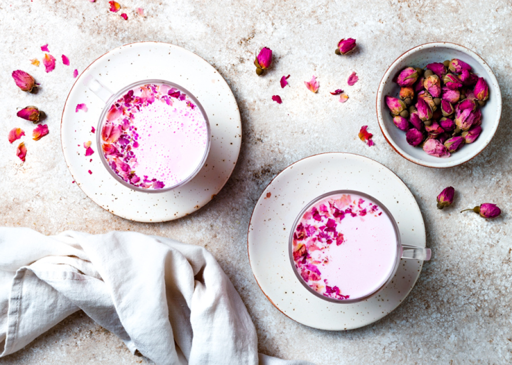 Dröm söta drömmar efter en kopp Moon milk med pitaya