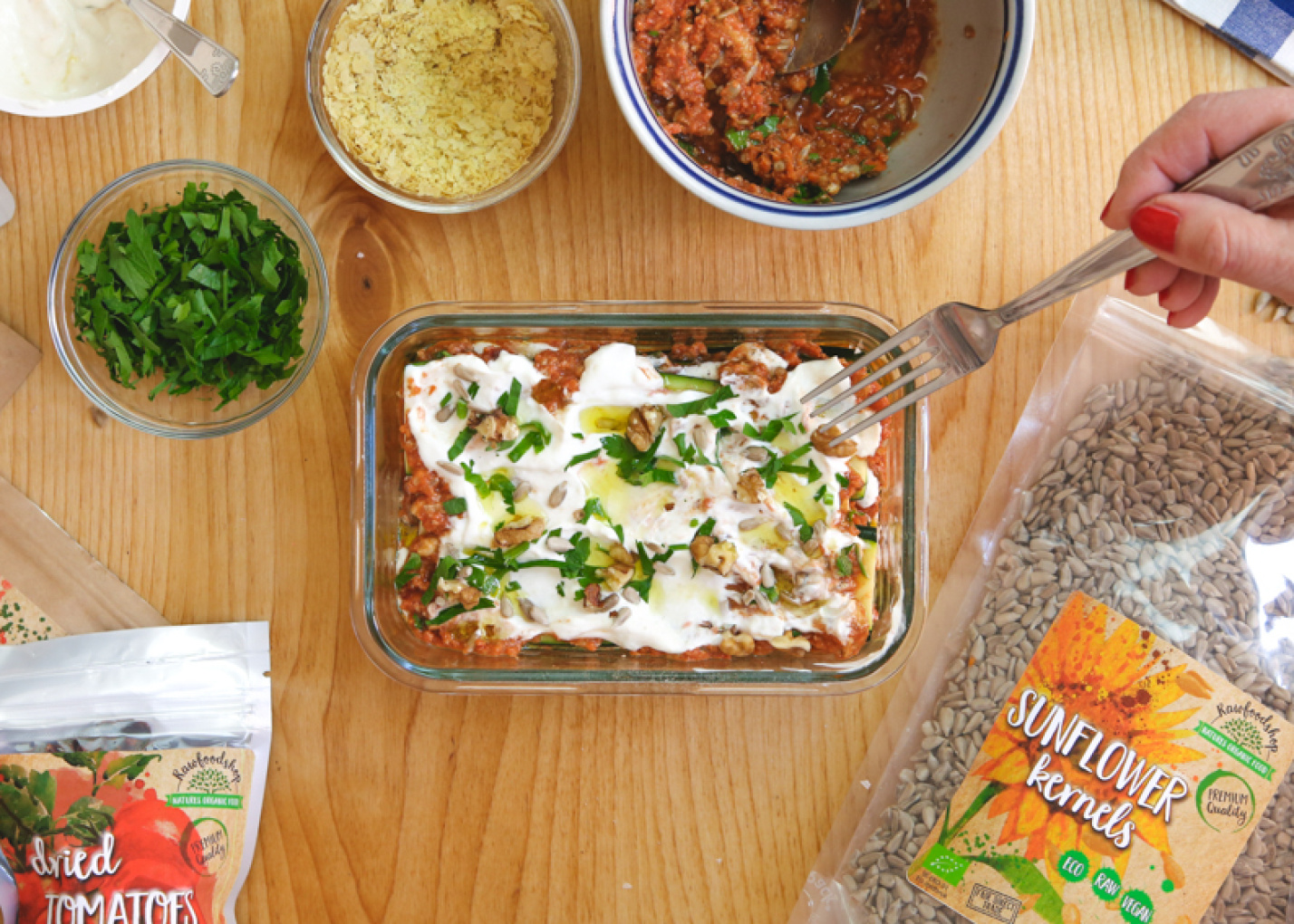 Vegansk lasagne med valnötter - när du letar efter ett smakrikt och hälsosamt alternativ