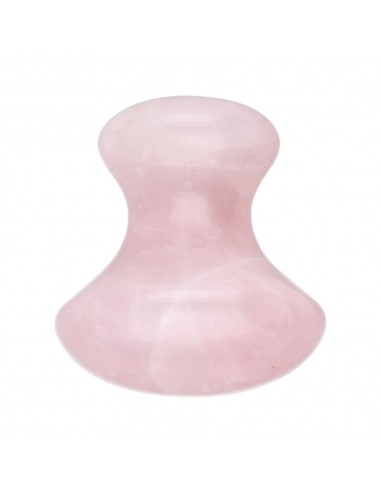Gua Sha Mushroom Massagesten Rosenkvarts i gruppen Hud & Kropp / Ansikte / Olja & Serum hos Rawfoodshop Scandinavia AB (10146)