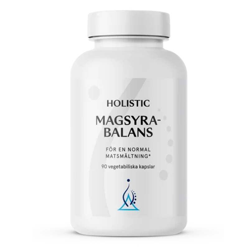 Holistic Magsyra Balans 90 kaps i gruppen Hälsa / Kosttillskott / Probiotika & Prebiotika hos Rawfoodshop Scandinavia AB (1024)