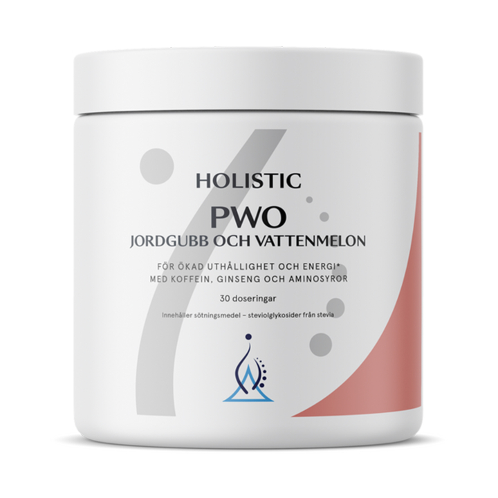 Holistic PWO Jordgubb och Vattenmelon 345g i gruppen Kosttillskott / Proteiner & Aminosyror / Aminosyror hos Rawfoodshop Scandinavia AB (10375)