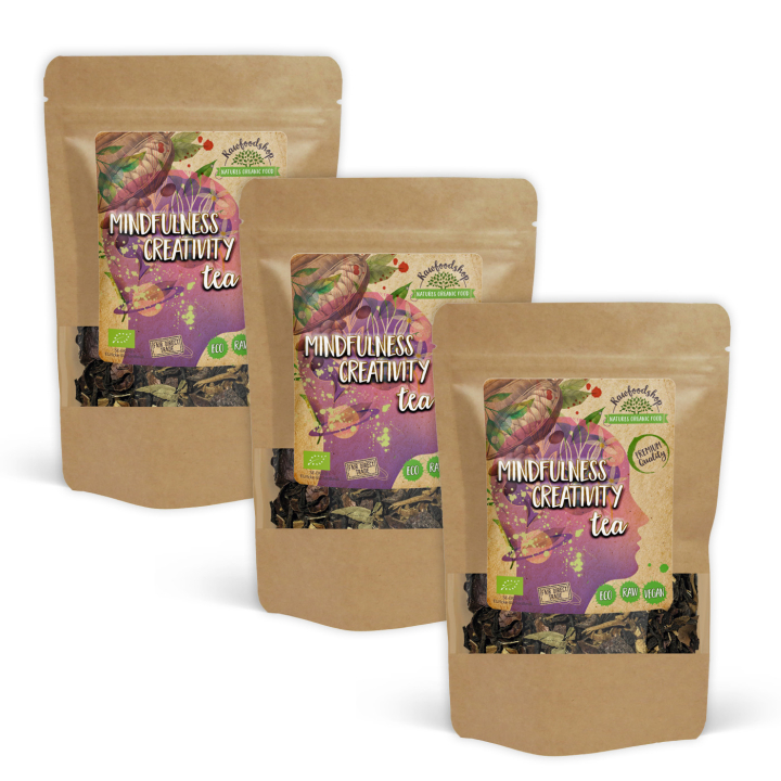 Mindfulness Creativity Te EKO 50g x 3 paket i gruppen Råvaror & Dryck / Drycker / Teer hos Rawfoodshop Scandinavia AB (106155-SET3)