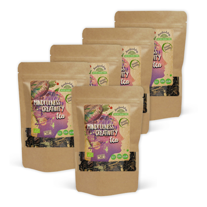 Mindfulness Creativity Te EKO 50g x 5 paket i gruppen Råvaror & Dryck / Drycker / Teer hos Rawfoodshop Scandinavia AB (106155-SET5)