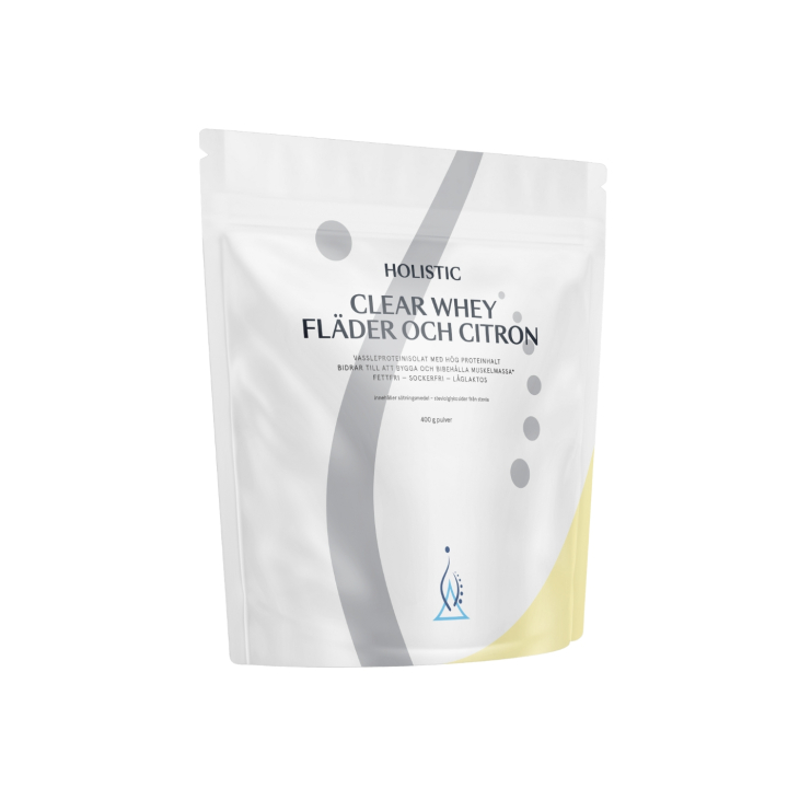 Holistic Clear Whey vassleproteinisolat fläder och citron 400g i gruppen Råvaror & Dryck / Hälsokost / Proteinpulver hos Rawfoodshop Scandinavia AB (10701)