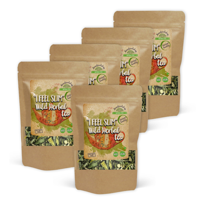 I Feel Slim Vild Örtte 100g x 5 paket i gruppen Råvaror & Dryck / Drycker / Teer hos Rawfoodshop Scandinavia AB (10749-SET5)