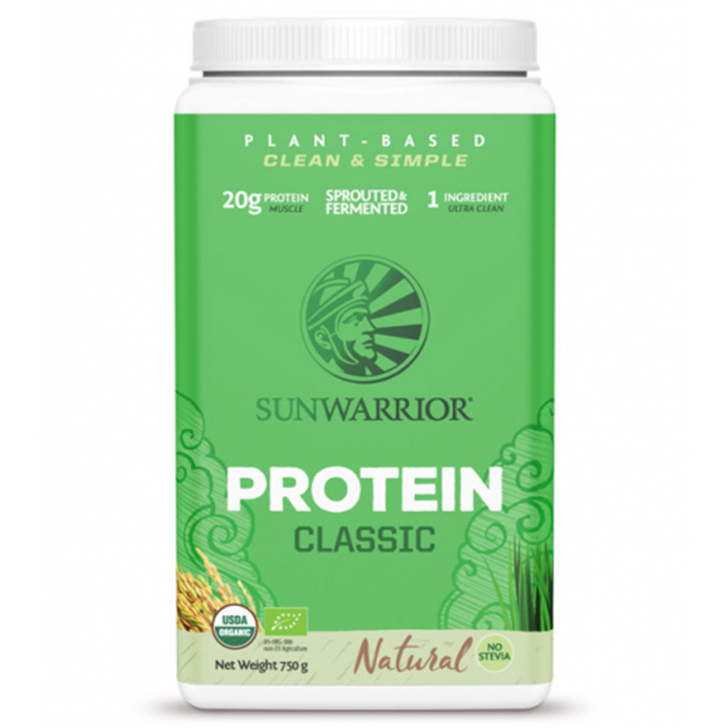 Sunwarrior Classic Naturell 750g i gruppen Råvaror & Dryck / Hälsokost / Proteinpulver hos Rawfoodshop Scandinavia AB (1078)