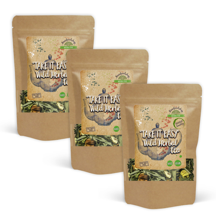 Take it Easy Vild Örtte 100g x 3 paket i gruppen Råvaror & Dryck / Drycker / Teer hos Rawfoodshop Scandinavia AB (10789-SET3)