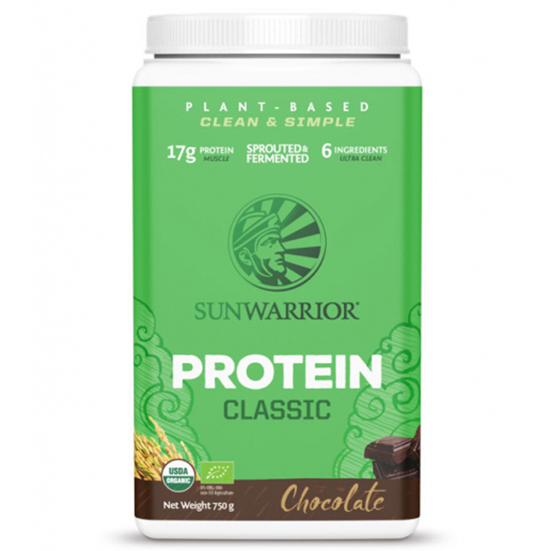 Sunwarrior Classic Choklad 750g i gruppen Råvaror & Dryck / Hälsokost / Proteinpulver hos Rawfoodshop Scandinavia AB (1080)