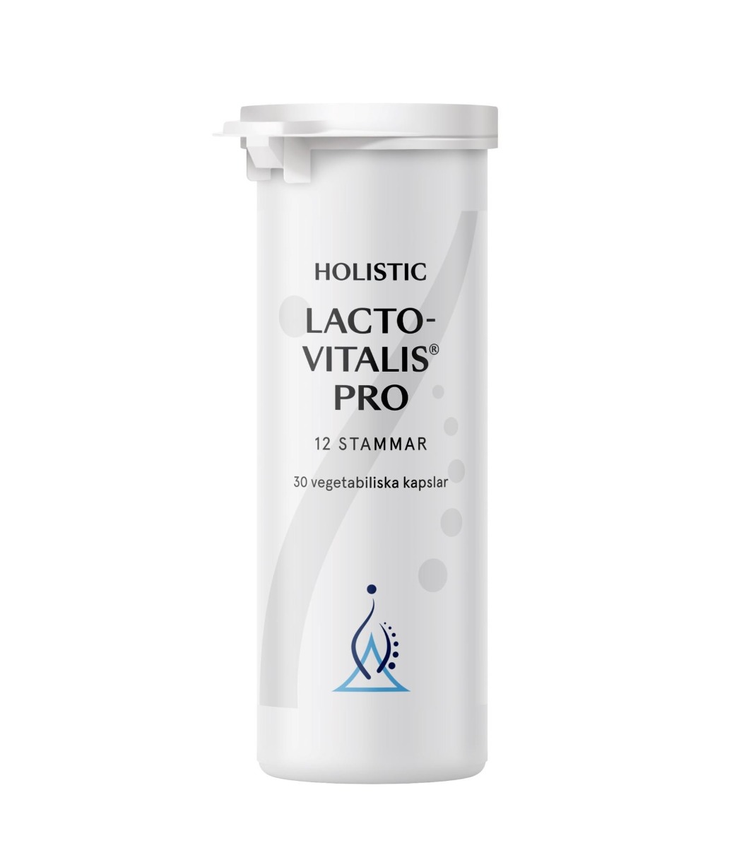 Holistic LactoVitalis Pro 30kaps i gruppen Kosttillskott / Övriga kosttillskott / Mjölksyrabakterier hos Rawfoodshop Scandinavia AB (1111)