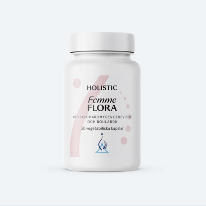 Holistic Femme Flora 30kaps i gruppen Kosttillskott / Användningsområde / Mage & Tarmar hos Rawfoodshop Scandinavia AB (11125)