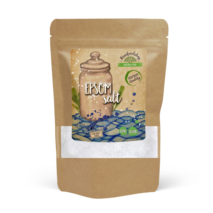 Epsom Salt 1kg i gruppen Kroppsvård / DIY Råvaror / Naturliga tillsatser hos Rawfoodshop Scandinavia AB (114443)