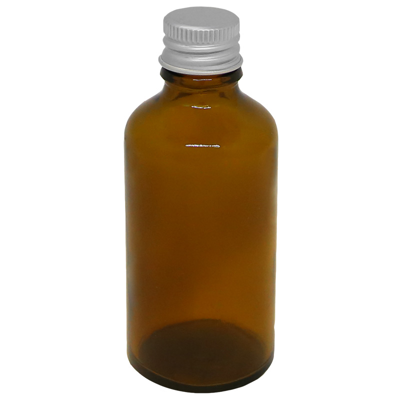 Medicinflaska Brun Glas 18mm 50ml i gruppen Kroppsvård / DIY Råvaror / Vegetabiliska Oljor hos Rawfoodshop Scandinavia AB (1150-1F)