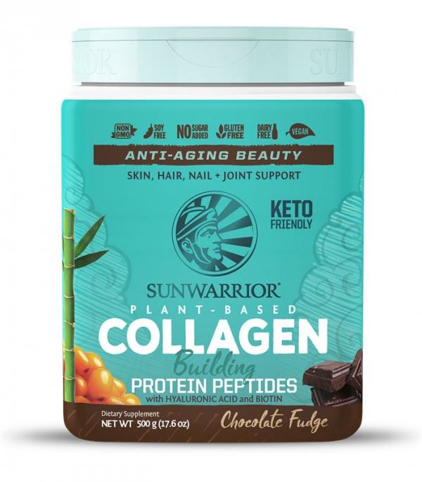 Sunwarrior Collagen Building Protein Choklad 500g i gruppen Hälsa / Kosttillskott / Kollagen hos Rawfoodshop Scandinavia AB (1284)