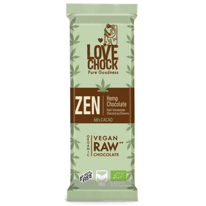 Zen Choklad Hampa 68% Raw Eko 35g i gruppen Råvaror & Dryck / Skafferiet / Frön hos Rawfoodshop Scandinavia AB (14007)