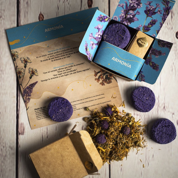 Sacred Smoke Kit Armonia Harmony i gruppen Hem & Själ / Stämning & doft / Rökelse hos Rawfoodshop Scandinavia AB (141-01)