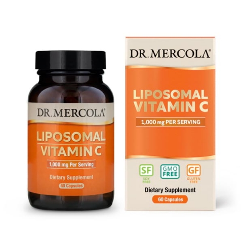 Dr. Mercola C-vitamin Liposomal 60 kapslar i gruppen Hälsa / Kosttillskott / Vitaminer / Enkla vitaminer hos Rawfoodshop Scandinavia AB (1413)