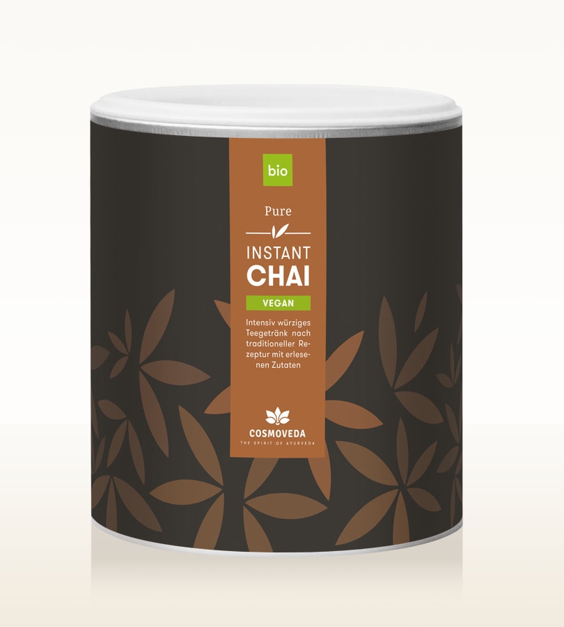 Cosmoveda Vegan Chai Instant Pure EKO 180g i gruppen Råvaror & Dryck / Drycker / Teer hos Rawfoodshop Scandinavia AB (146263)