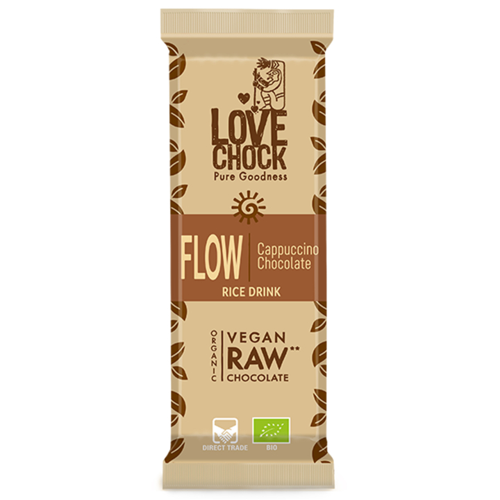 Flow Choklad Cappuccino Raw Eko 35g i gruppen Råvaror & Dryck / Bak & Matlagning / Kakaoprodukter hos Rawfoodshop Scandinavia AB (15007)