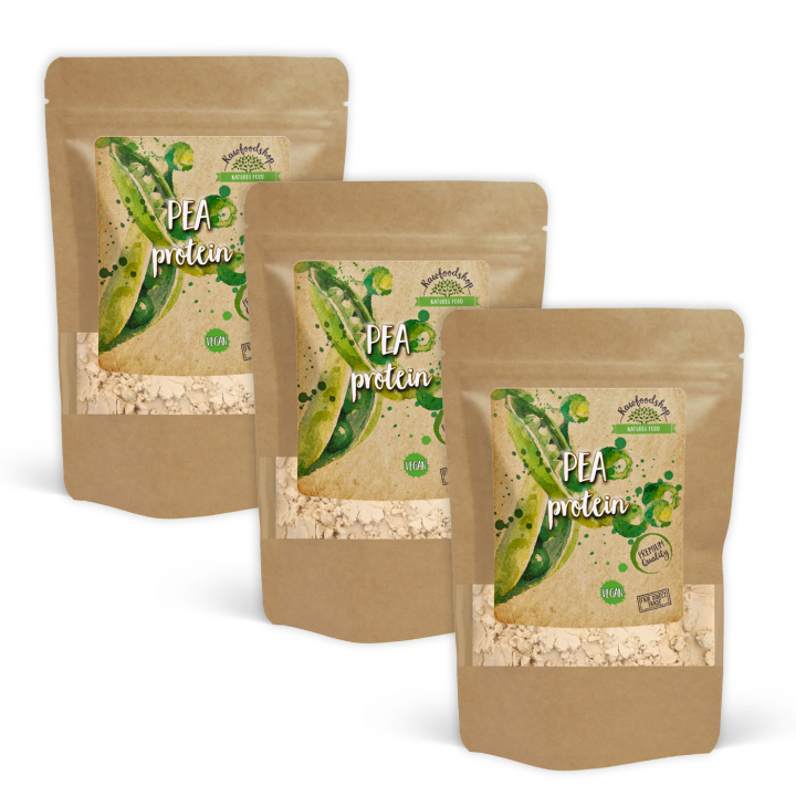 Ärtprotein 500g x 3 paket i gruppen Råvaror & Dryck / Hälsokost / Proteinpulver hos Rawfoodshop Scandinavia AB (150145-SET3)