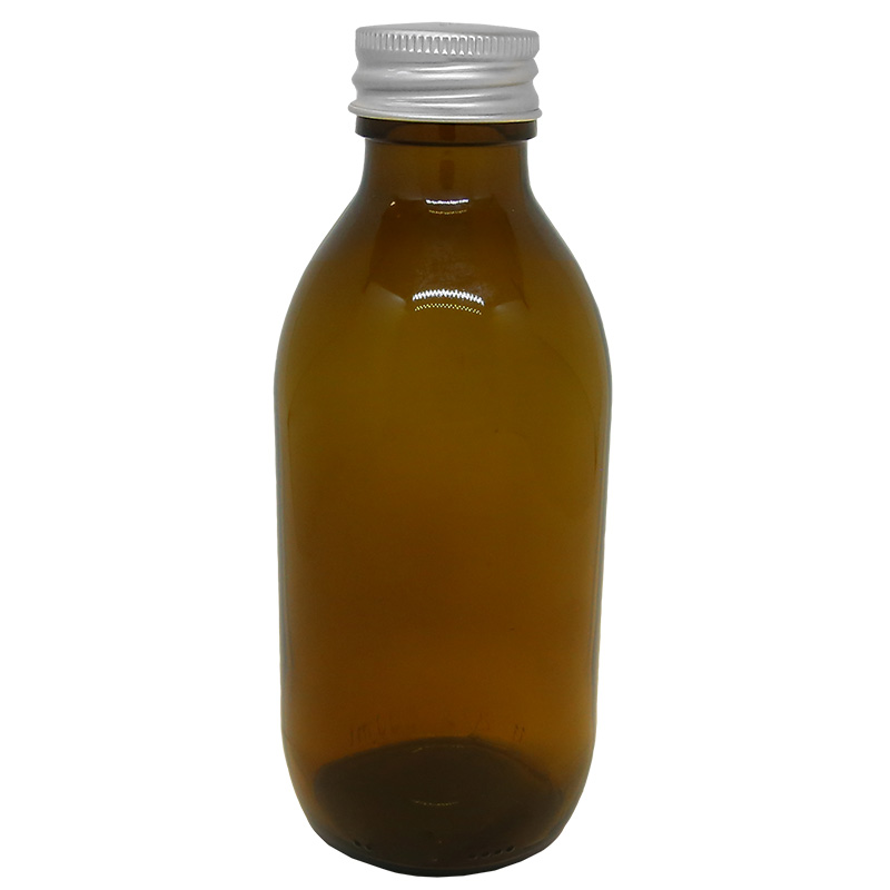 Medicinflaska Brun Glas 150ml i gruppen Hud & Kropp / Naturlig DIY / Tillbehör hos Rawfoodshop Scandinavia AB (150LV-1)