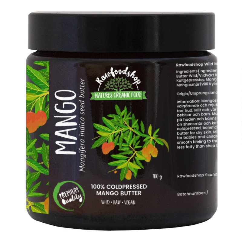 Mangosmör Vild 100g i gruppen OUTLET 30-50% / Outlet övrigt / Outlet övrigt 40% hos Rawfoodshop Scandinavia AB (1510301)