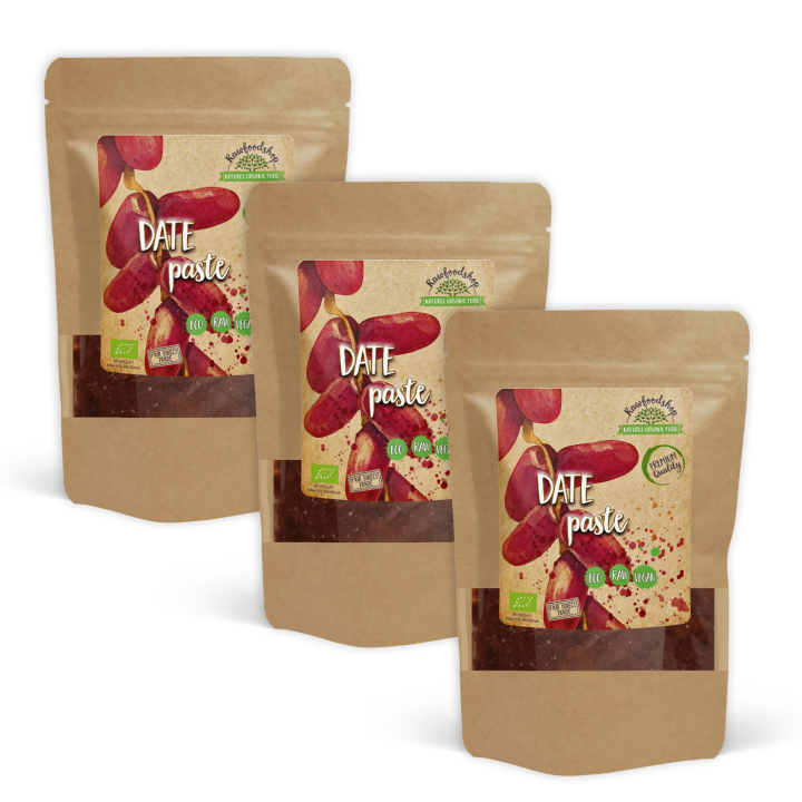 Dadel Pasta EKO 500g x 3 paket i gruppen Råvaror & Dryck / Frukt & Bär / Dadlar hos Rawfoodshop Scandinavia AB (17435-SET3)