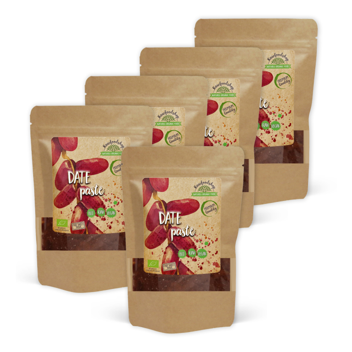 Dadel Pasta EKO 500g x 5 paket i gruppen Råvaror & Dryck / Frukt & Bär / Dadlar hos Rawfoodshop Scandinavia AB (17435-SET5)