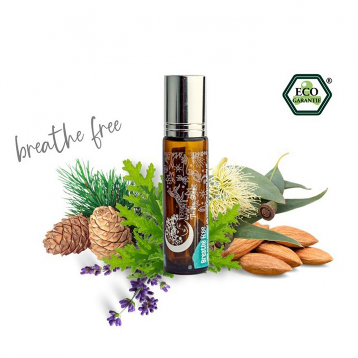 Eterisk Olja Breathe Free Roll-on EKO 10ml i gruppen Hud & Kropp / Kropp / Roll on hos Rawfoodshop Scandinavia AB (17442531)