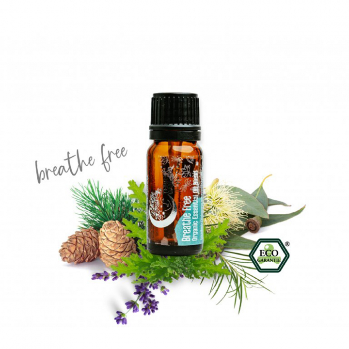 Eterisk Olja Breathe Free EKO 10ml i gruppen Kroppsvård / DIY Råvaror / Eteriska oljor hos Rawfoodshop Scandinavia AB (17443637)