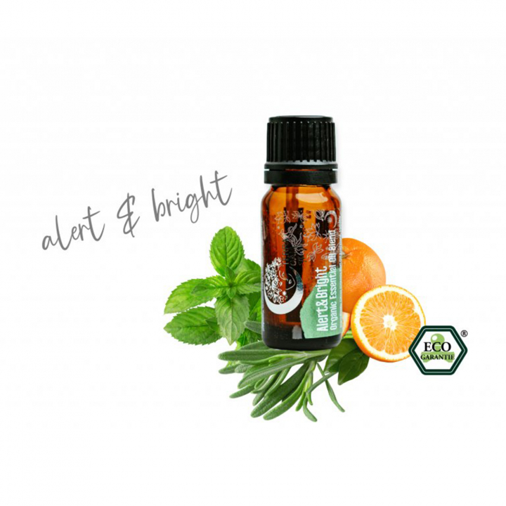 Eterisk Olja Alert and Bright EKO 10ml i gruppen Hud & Kropp / Naturlig DIY / Eteriska oljor hos Rawfoodshop Scandinavia AB (17443644)
