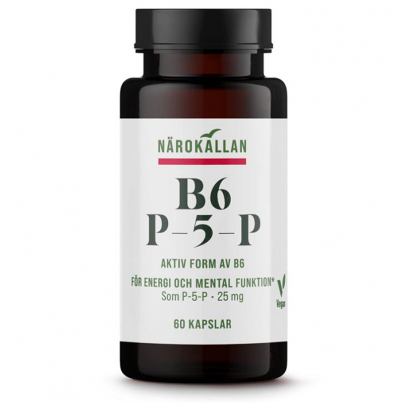 B6 P5P 25 mg i gruppen Hälsa / Kosttillskott / Vitaminer hos Rawfoodshop Scandinavia AB (1752)