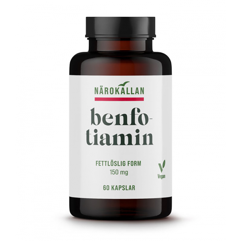 Benfotiamin 150 mg i gruppen Hälsa / Kosttillskott / Vitaminer / Enkla vitaminer hos Rawfoodshop Scandinavia AB (1753)