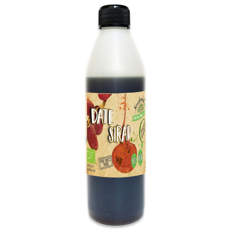 Dadelsirap EKO 500ml i gruppen Råvaror & Dryck / Bakning / Sirap hos Rawfoodshop Scandinavia AB (1757)