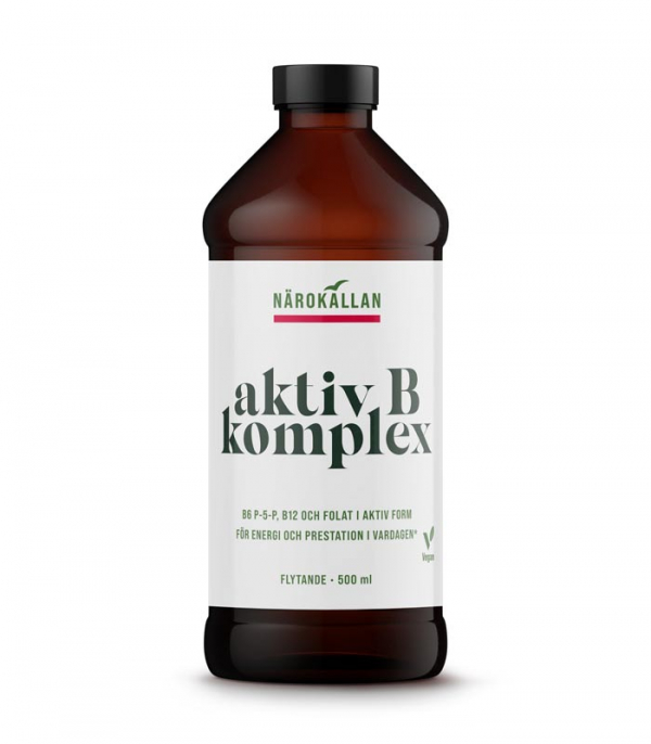 Aktiv B Komplex 500 ml i gruppen Hälsa / Kosttillskott / Vitaminer hos Rawfoodshop Scandinavia AB (1802)