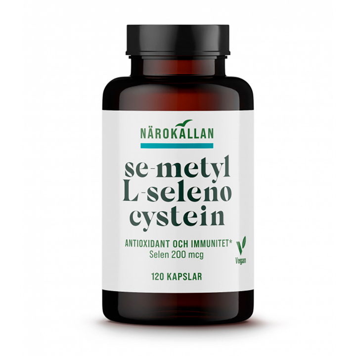 Se-Metyl L-selenocystein 200mg 120 kaps i gruppen Hälsa / Kosttillskott hos Rawfoodshop Scandinavia AB (1803)