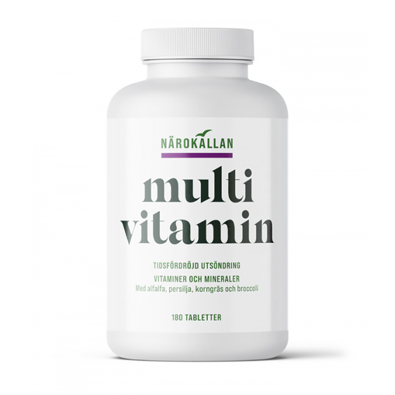Multivitamin tidsfördröjd 180 Tabletter i gruppen Hälsa / Kosttillskott / Vitaminer / Multivitaminer hos Rawfoodshop Scandinavia AB (1820)