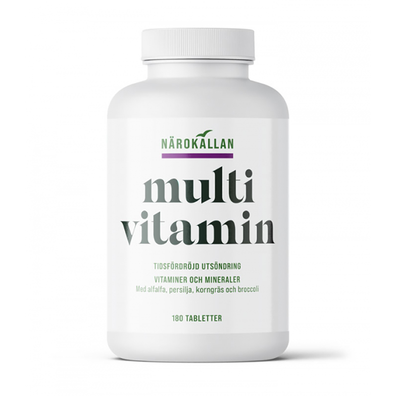 Multivitamin tidsfördröjd 180 Tabletter i gruppen Kosttillskott / Vitaminer / Multivitaminer hos Rawfoodshop Scandinavia AB (1820)