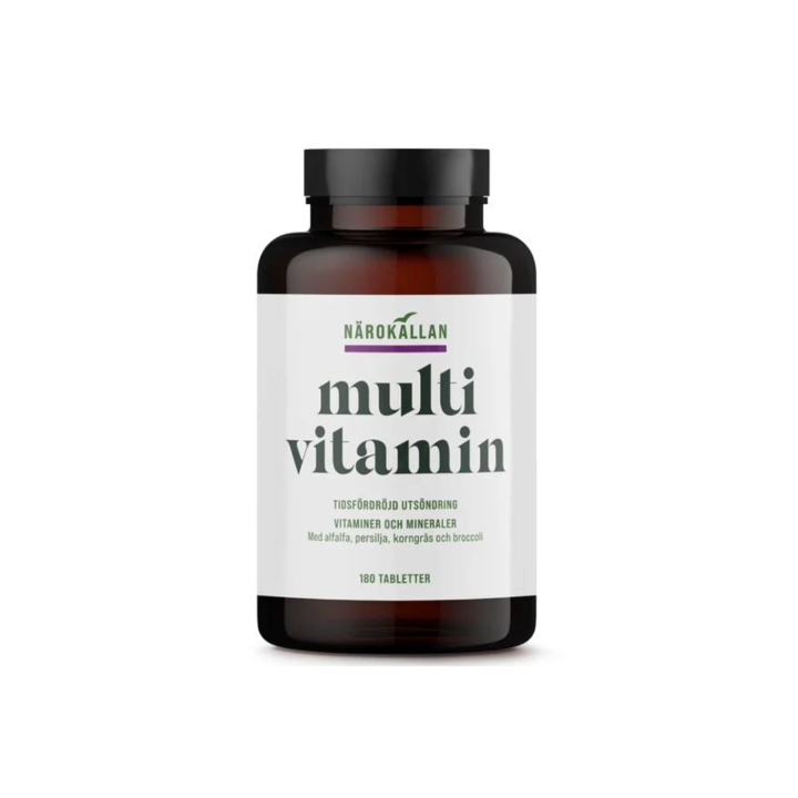 Multivitamin tidsfördröjd 180 tabletter i gruppen Kosttillskott / Vitaminer / Multivitaminer hos Rawfoodshop Scandinavia AB (1820)