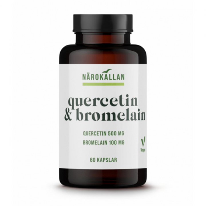 Quercetin & Bromelain 60 kaps i gruppen Kosttillskott / Användningsområde / Antioxidanter hos Rawfoodshop Scandinavia AB (1822)