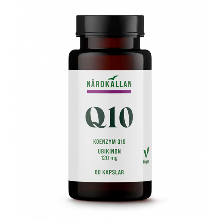 Q10 120 mg 60 Kapslar i gruppen Hälsa / Kosttillskott / Vitaminer / Enkla vitaminer hos Rawfoodshop Scandinavia AB (1833)