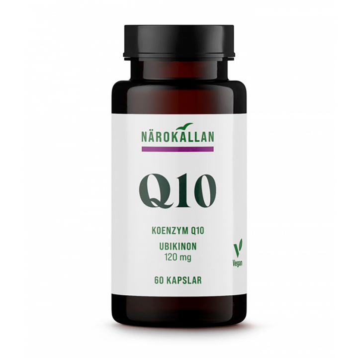 Q10 120 mg 60 Kapslar i gruppen Kosttillskott / Vitaminer / Enkla vitaminer hos Rawfoodshop Scandinavia AB (1833)