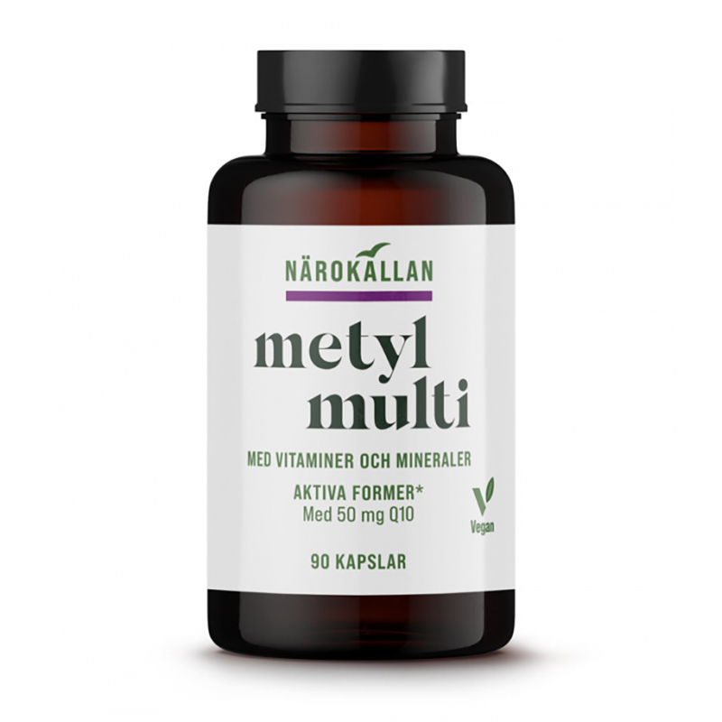 Metyl Multivitamin 90 Kaps i gruppen Hälsa / Kosttillskott / Vitaminer / Multivitaminer hos Rawfoodshop Scandinavia AB (1848)