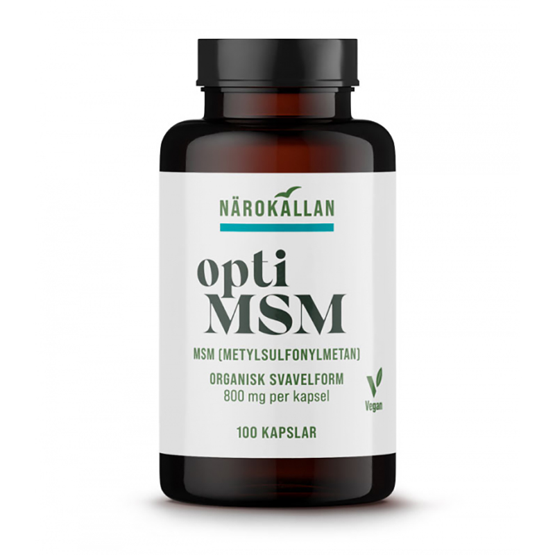 OptiMSM 100 Kapslar i gruppen Kosttillskott / Övriga kosttillskott / MSM hos Rawfoodshop Scandinavia AB (1850)