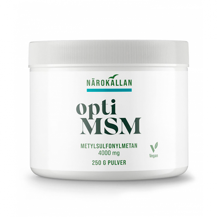 OptiMSM 250g i gruppen Kosttillskott / Övriga kosttillskott / MSM hos Rawfoodshop Scandinavia AB (1852)