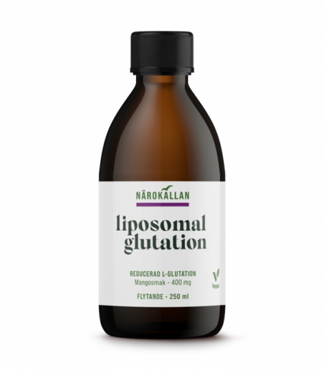 Liposomal Glutation 250ml i gruppen Kosttillskott / Proteiner & Aminosyror / Aminosyror hos Rawfoodshop Scandinavia AB (1874)