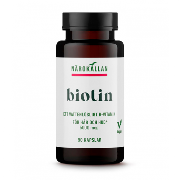Biotin 5000mcg 90 kapslar i gruppen Kosttillskott / Vitaminer / Vitamin B hos Rawfoodshop Scandinavia AB (1979)