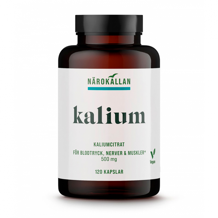 Kaliumcitrat 120 kapslar i gruppen Kosttillskott / Mineraler / Övriga Mineraler hos Rawfoodshop Scandinavia AB (1982)