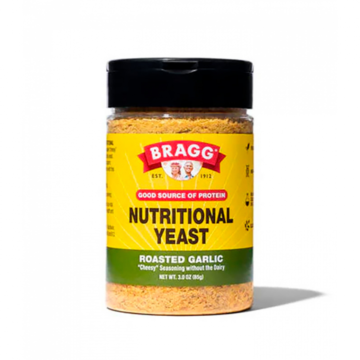 Bragg Näringsjäst Rostad Vitlök i gruppen Råvaror & Dryck / Skafferiet / Smaksättning / Näringsjäst hos Rawfoodshop Scandinavia AB (2001)