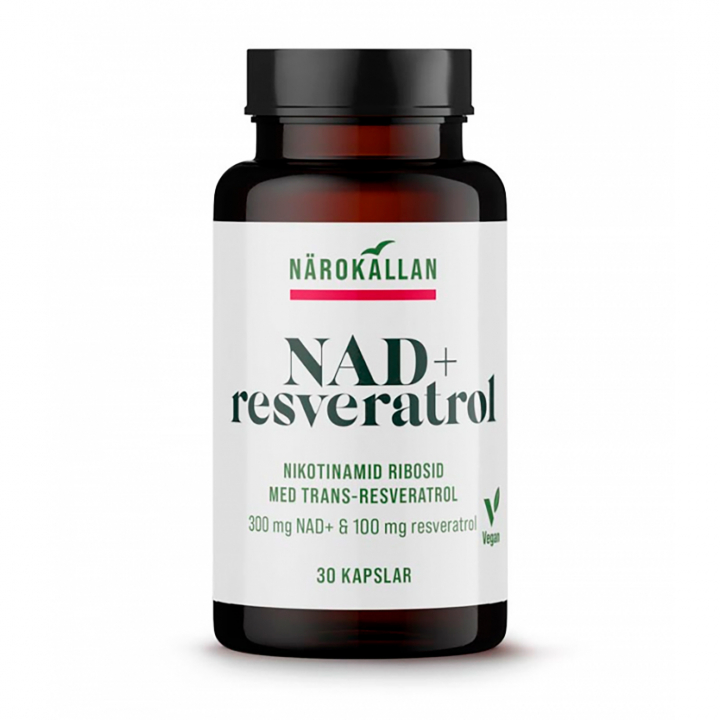 NAD+Resveratrol 30k i gruppen Kosttillskott / Örter & Växter hos Rawfoodshop Scandinavia AB (2013)
